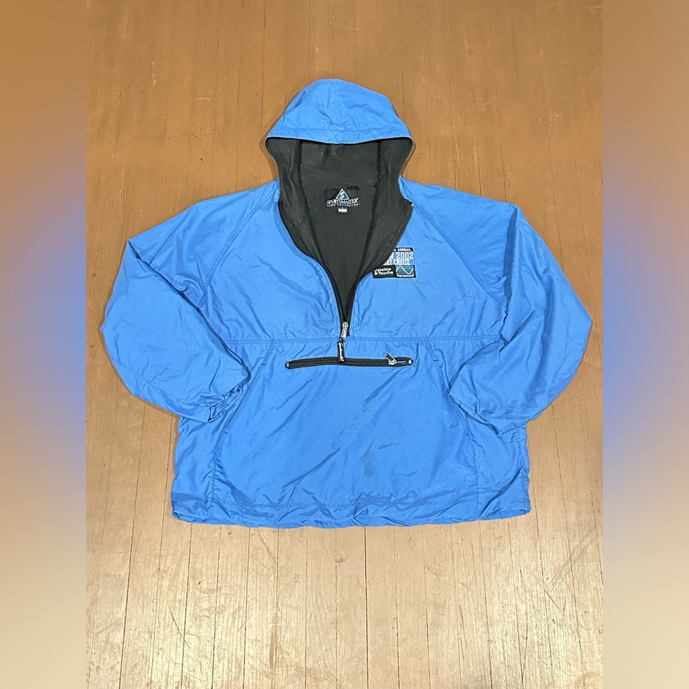 Sportsmaster club collection Men's Blue Windbreaker Jacket